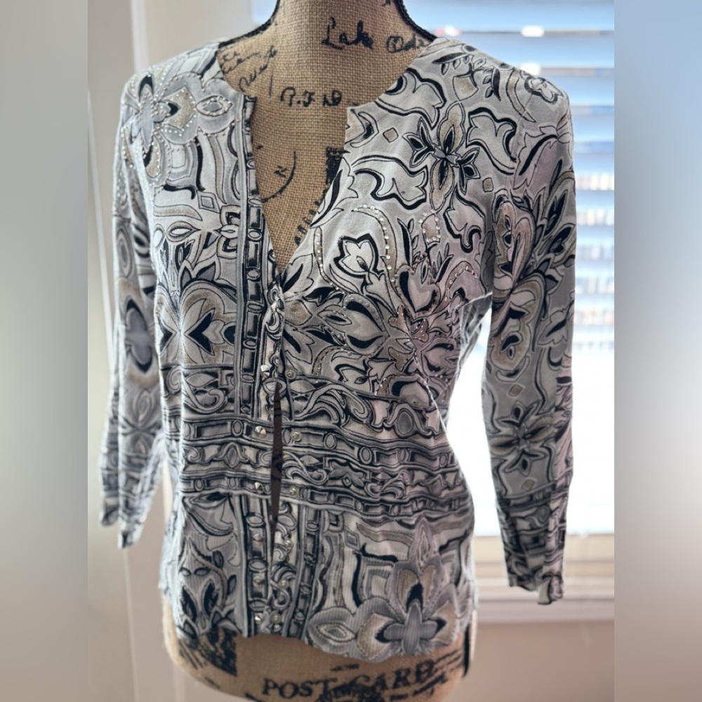 White House Black Market V-Neck Cardigan